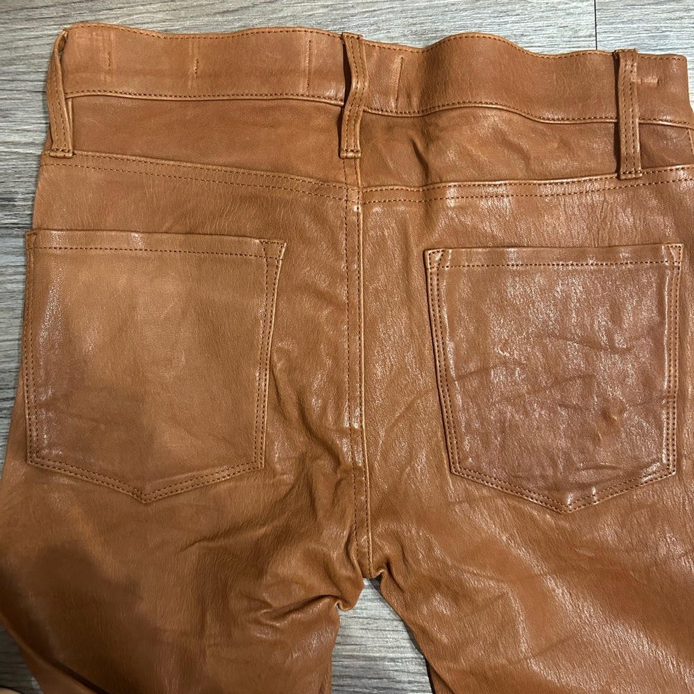 Frame Women's Leather Pants - Picture 6 of 7